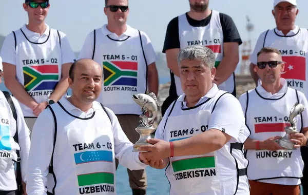 Uzbek Team Wins “Largest Fish” at International Fishing Tournament Near Türkiye’s Akkuyu Nuclear Plant
