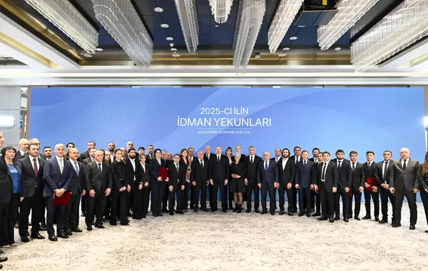 President Aliyev Attends Ceremony for 2025 Sports Achievements