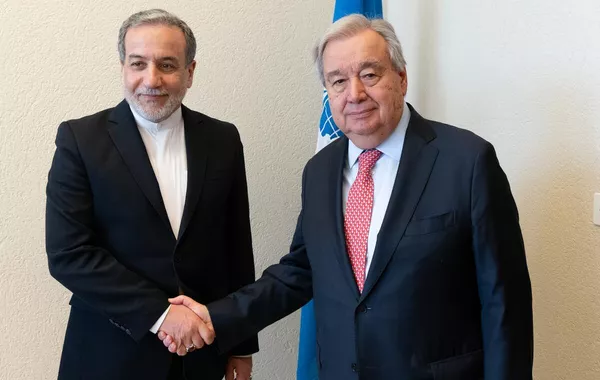 Iran's FM and UN Chief Discuss Gaza and Yemen Crises