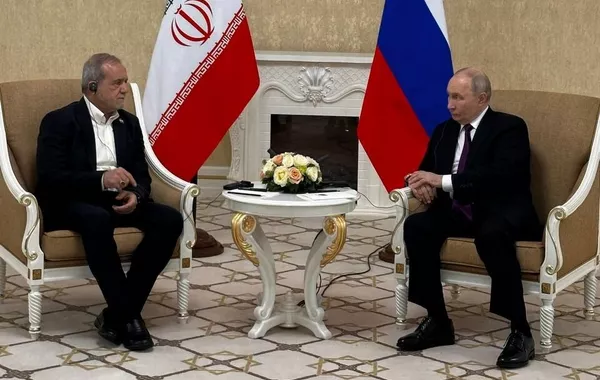Pezeshkian, Putin Review Iran-Russia Strategic Partnership