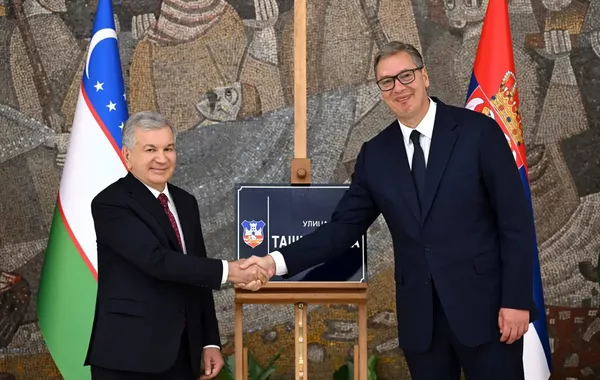 Serbia's Belgrade to Name Street Tashkent During Uzbek President’s Visit