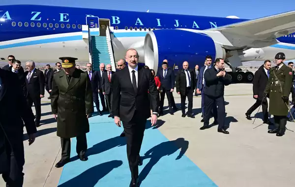 President Ilham Aliyev Begins Working Visit to Türkiye