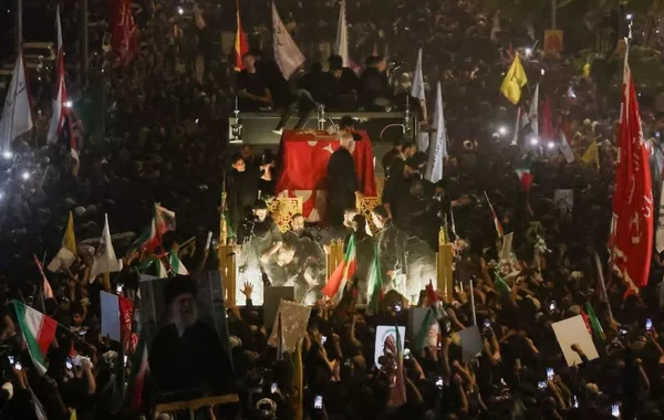 Huge Crowds Force Delay of Ayatollah Khamenei's Burial in Iran
