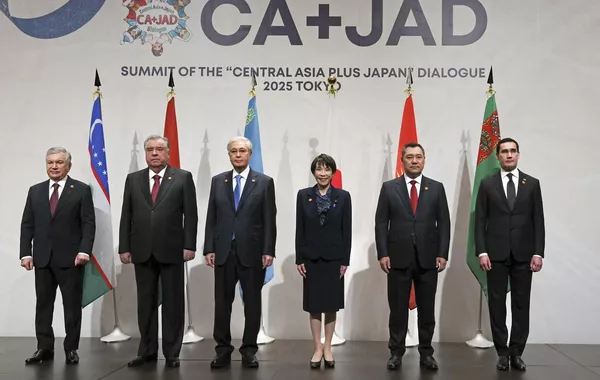 Central Asia, Japan Agree on Resource Supply, New Trade Route