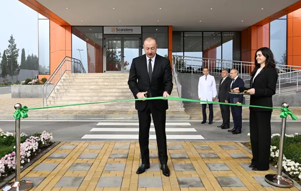 President Ilham Aliyev Inaugurates Pharmaceutical Production Facility