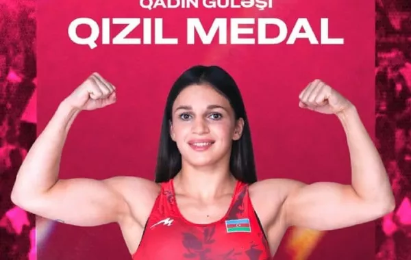 Azerbaijani Female Wrestler Becomes Three-Time European Champion