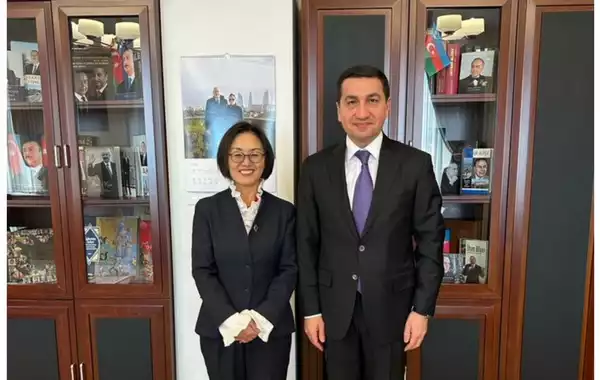 Hikmat Hajiyev meets UNDCO Regional Director for Europe and Central Asia