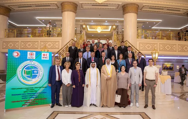 QRCS Attends CIS RCRC Meetings, Signs MoU With Red Crescent of Turkmenistan