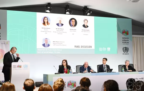 Baku-Hosted WUF13 Features Caspian Climate Resilience Dialogue