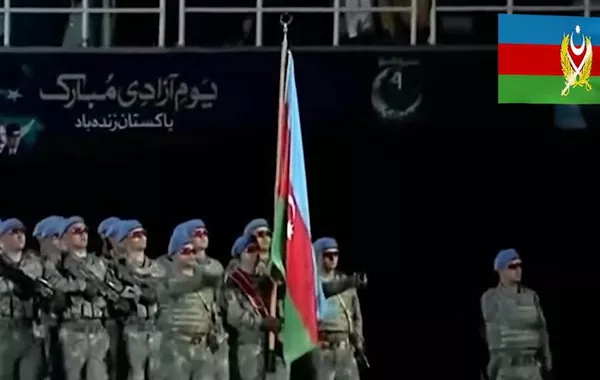 Azerbaijani Servicemen March in Pakistan’s Independence Day Parade – VIDEO