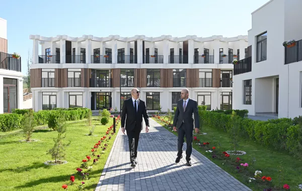 Azerbaijani President Inaugurates First Residential Complex in Zangilan