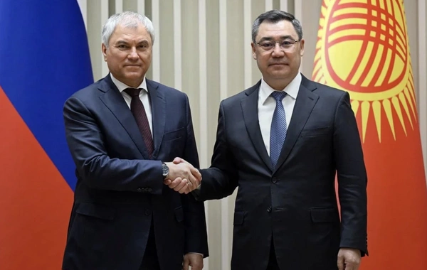 Kyrgyz President Holds Talks with Russian State Duma Chairman