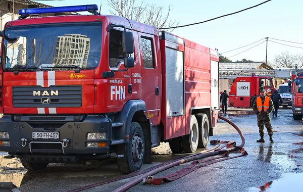 Fire Erupts at Warehouse in Rustavi Near Georgia's Tbilisi