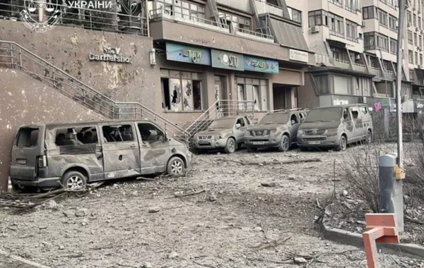 Azerbaijani Embassy in Kyiv Suffered Severe Damage in Overnight Airstrike