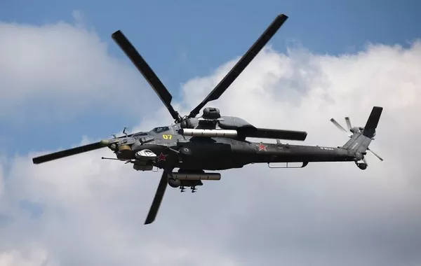 Ukrainian FPV Drone Takes Down Russian Mi-28 Helicopter in Precision Strike