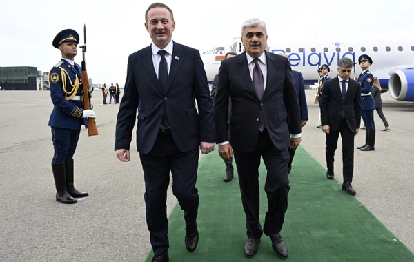 Belarus Prime Minister Begins Official Visit to Azerbaijan
