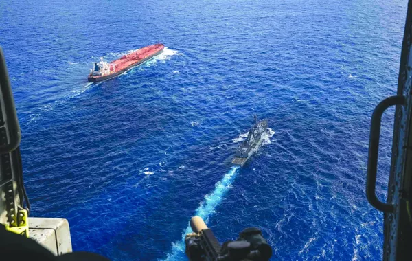 US Forces Board Iran-Linked Oil Tanker in Indian Ocean