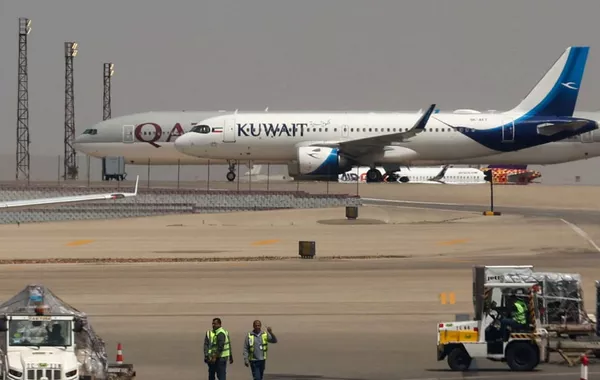Iranian Drone Strike Ignites Blaze at Kuwaiti Airport - VIDEO