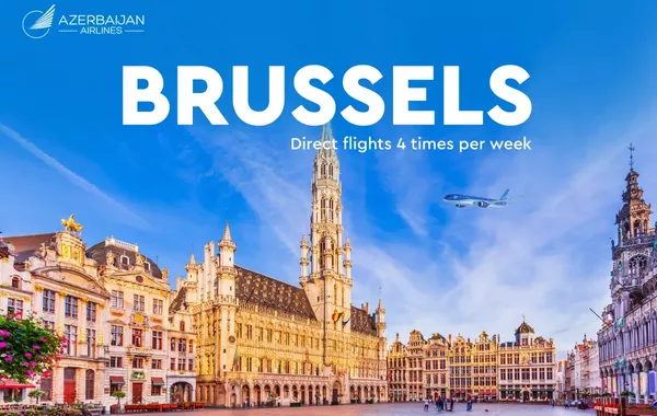 Azerbaijan Airlines Launches Direct Flights from Baku to Brussels