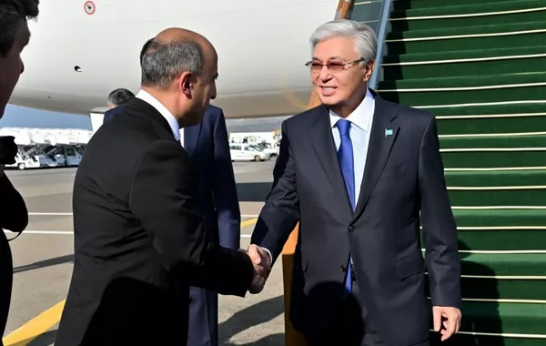 Kazakh President Arrives in Azerbaijan's Gabala for Organization of Turkic States' Summit