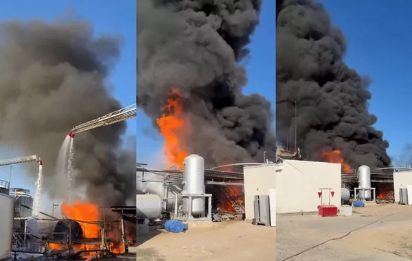 Firefighters Prevent Disaster After Blaze Erupts at Kazakhstan's Kyzylorda Refinery