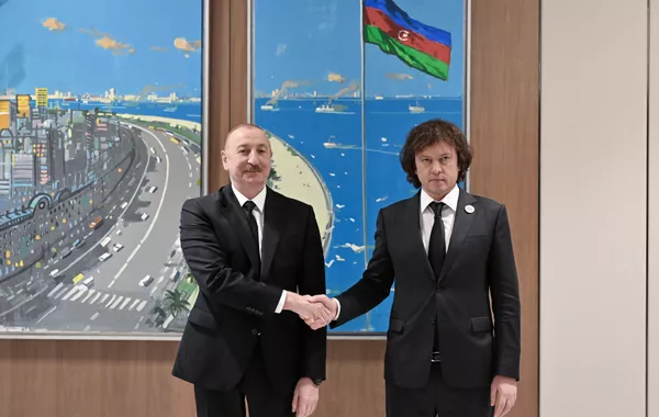 President Ilham Aliyev meets with Prime Minister of Georgia