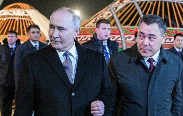 Russia's Putin Arrives in Kyrgyzstan on Sate Visit