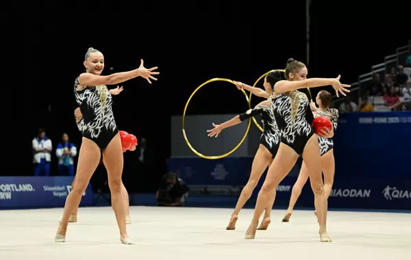 Azerbaijan Rhythmic Gymnasts Win Third Medal at World University Games
