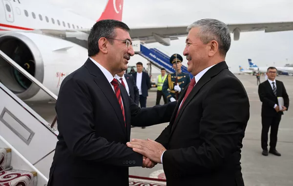 Vice President of Türkiye Arrives in Kyrgyzstan for Official Visit