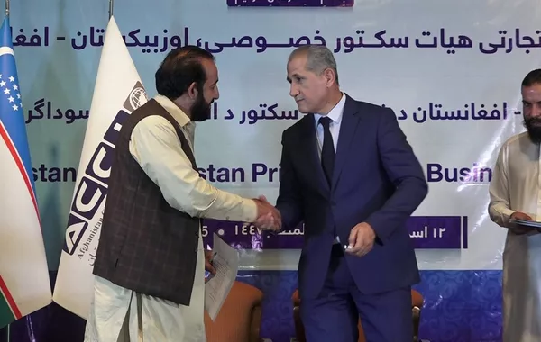 Afghan, Uzbek Traders Sign Over $20 Million Cooperation MoU