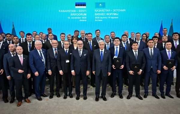 Kazakh, Estonian Presidents Highlight New Opportunities at Astana Business Forum