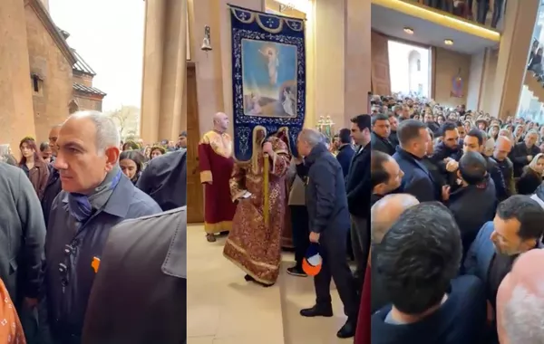 Three Arrested for Attempted Attack on Pashinyan in Church