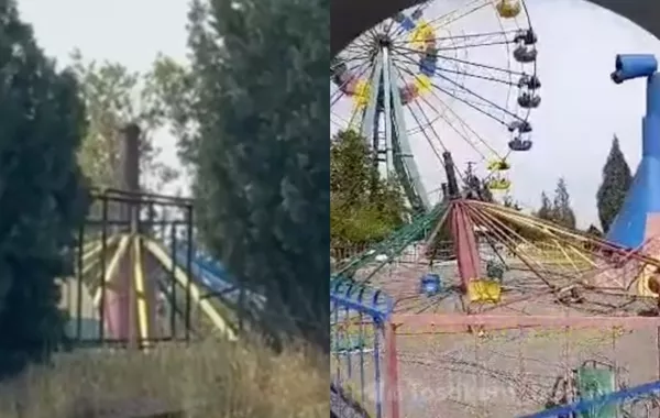 Amusement Ride Collapse in Uzbekistan Leaves People Injured