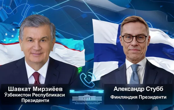 Uzbek, Finnish Presidents Hold Talks on Expanding Cooperation