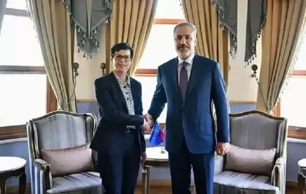 Turkish FM and EU's Kos Discuss Bilateral Relations and Regional Issues