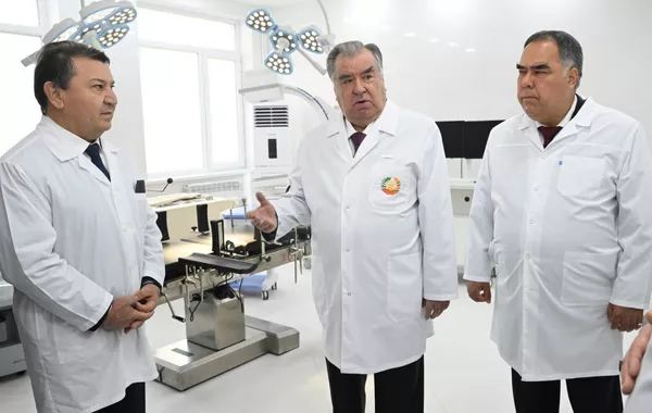 Tajik President Arrives in Sughd Region to Open Major New Healthcare Facilities