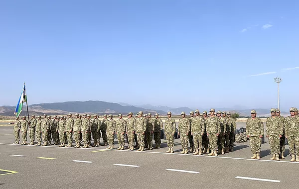 Uzbekistan's Military Personnel Arrive in Azerbaijan for Joint Military Drills - VIDEO