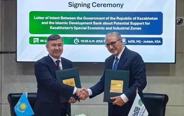 Kazakhstan Secures $1.1 Billion Investment from Islamic Development Bank