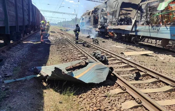 Russia Targets Train with Double Strike in Zaporizhzhia Oblast