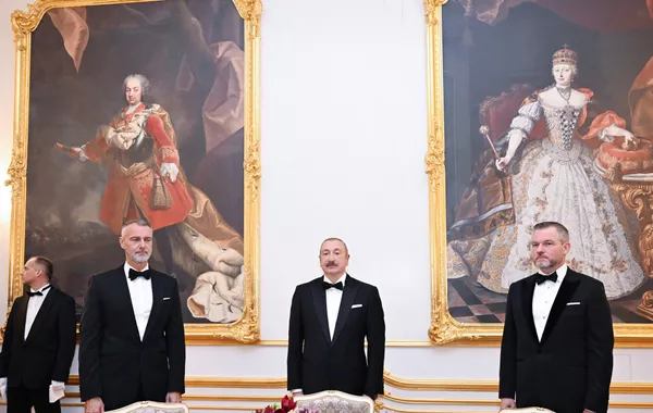 Banquet Held in Bratislava in Honor of President Aliyev