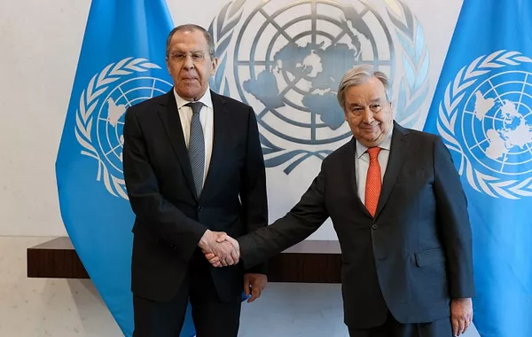 Lavrov to Meet with UN Chief Guterres in New York