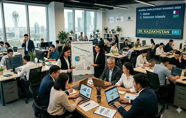 Kazakhstan Breaks Into Global Top 30 for Employment Rates