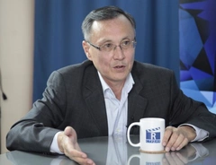 Kazbek Beysebayev - Kazbek Beysebayev is a Kazakh diplomat, political scientist, and public figure. From 1990 to 2008, he worked within the Ministry of Foreign Affairs of the Republic of Kazakhstan, holding various diplomatic positions.
