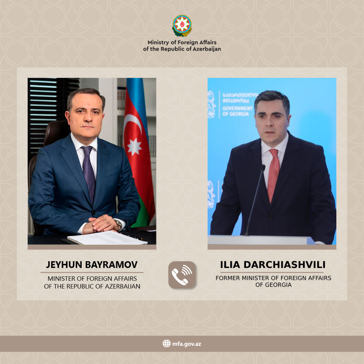 Azerbaijani FM Hails Former Georgian Counterpart’s Efforts to Enhance Bilateral Cooperation