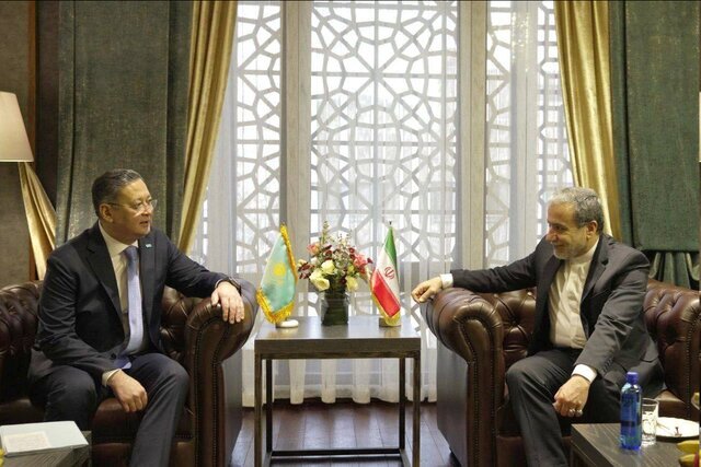 Iran and Kazakhstan Foreign Ministers Hold Talks at 28th ECO Meeting