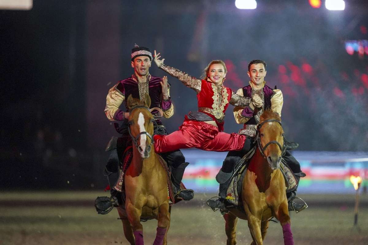 Azerbaijan’s Karabakh Horses Wow the Windsor Horse Show Again