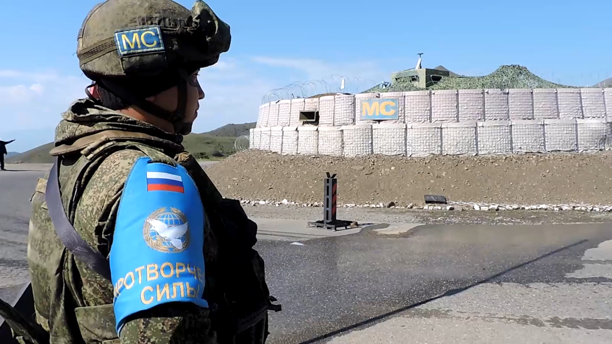 Russian peacekeepers in Karabakh