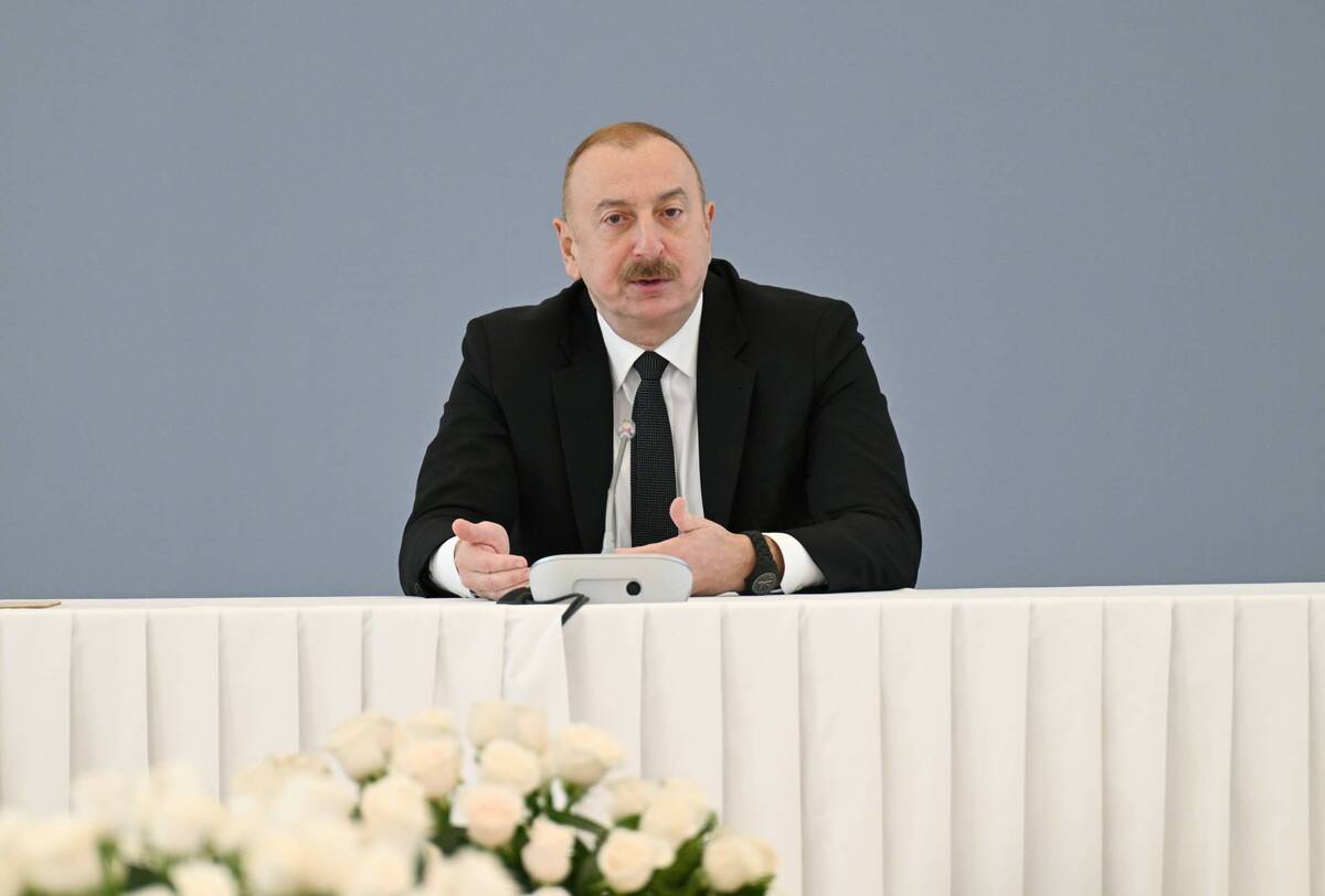 Ilham Aliyev at the International Forum “COP29 and Green Vision for Azerbaijan”