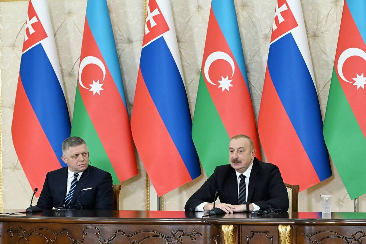Ilham Aliyev and Prime Minister Robert Fico