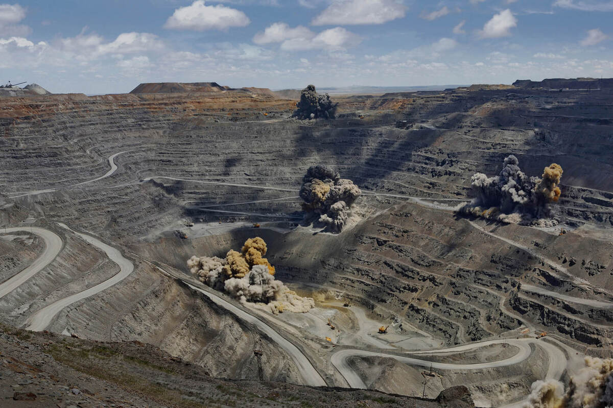 Muruntau gold mine in Uzbekistan